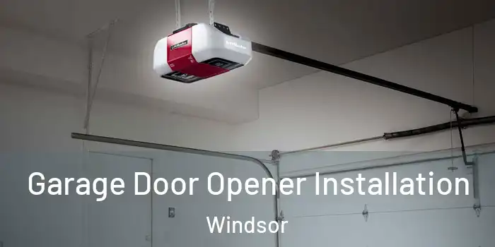 Garage Door Opener Installation Windsor