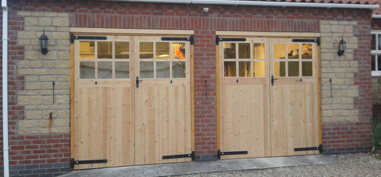 Side Hinged Wooden Garage Doors Windsor